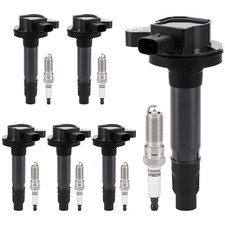 PZ UF595 Ignition Coil Pack and Iridium Spark Plugs Compatible with 2007-2016...