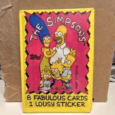 1990 Topps The Simpsons Sticker #12 BART SIMPSON - Pack fresh