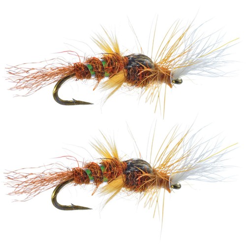 Umpqua Poxyback PMD Mercer 2 Pack Nymph Fly Fishing Flies | eBay