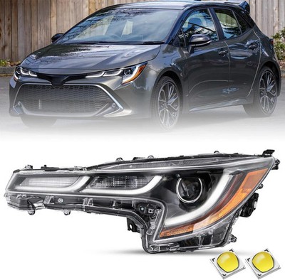 LED DRL Projector Headlight Assembly Fit for 2020 2021 2022 Toyota Corolla SE XL