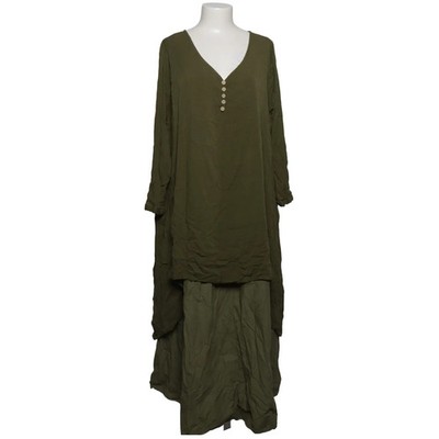 Anself, Kleid, Größe: 5XL, Grün, Viskose, Einfarbig, Damen #Gtf