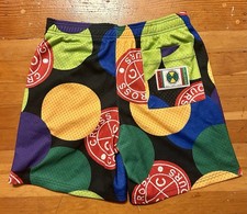 90s Vintage Cross Colours Multicolor Dot Mesh Hip Hop Nation Shorts XL Retro M
