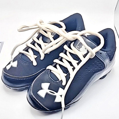 Boys Baseball Cleats Size 11K Under Armour ''MLB Authentic''