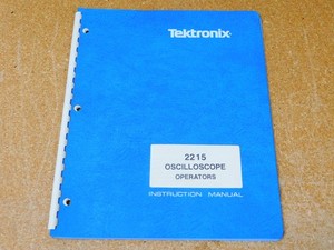 Tektronix 2215 Oscilloscope Operators User Manual w/ Schematics (original)