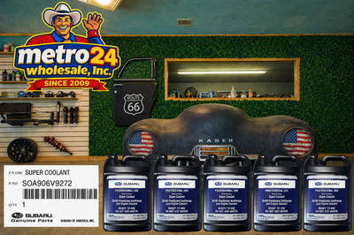 (5) Genuine Subaru Super Coolant 50/50 1 Gallon ea. SOA906V9272 same as dealer