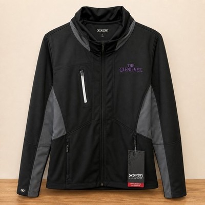 OGIO Endurance Lightweight Ladies Jacket XL Black/Gray Glenlivet Branded NWT