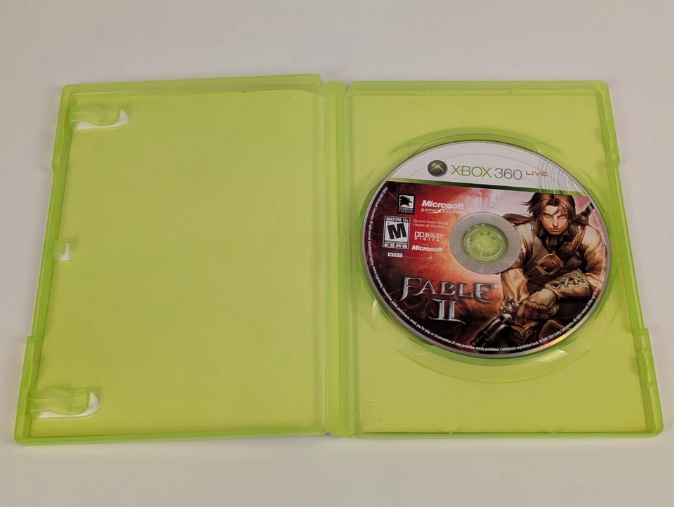 Fable II 2 (Microsoft Xbox 360, 2008 ) ➡️No Manual  - Tested - Excellent 📀! - Image 3 of 4