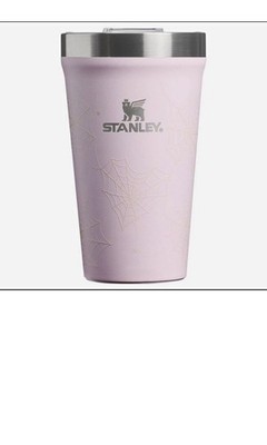 Stanley 16oz Halloween Target  Tumbler Pink Spider webs RARE SHIPS NOW