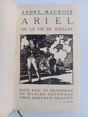 André Maurois - Ariel ou la vie de Shelley - Grasset 1923 - Photo 1/4