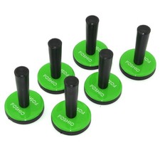 6 PCS Green Car Vinyl Wrap Magnet Holder Tints Tool Refrigerator Magnets Set