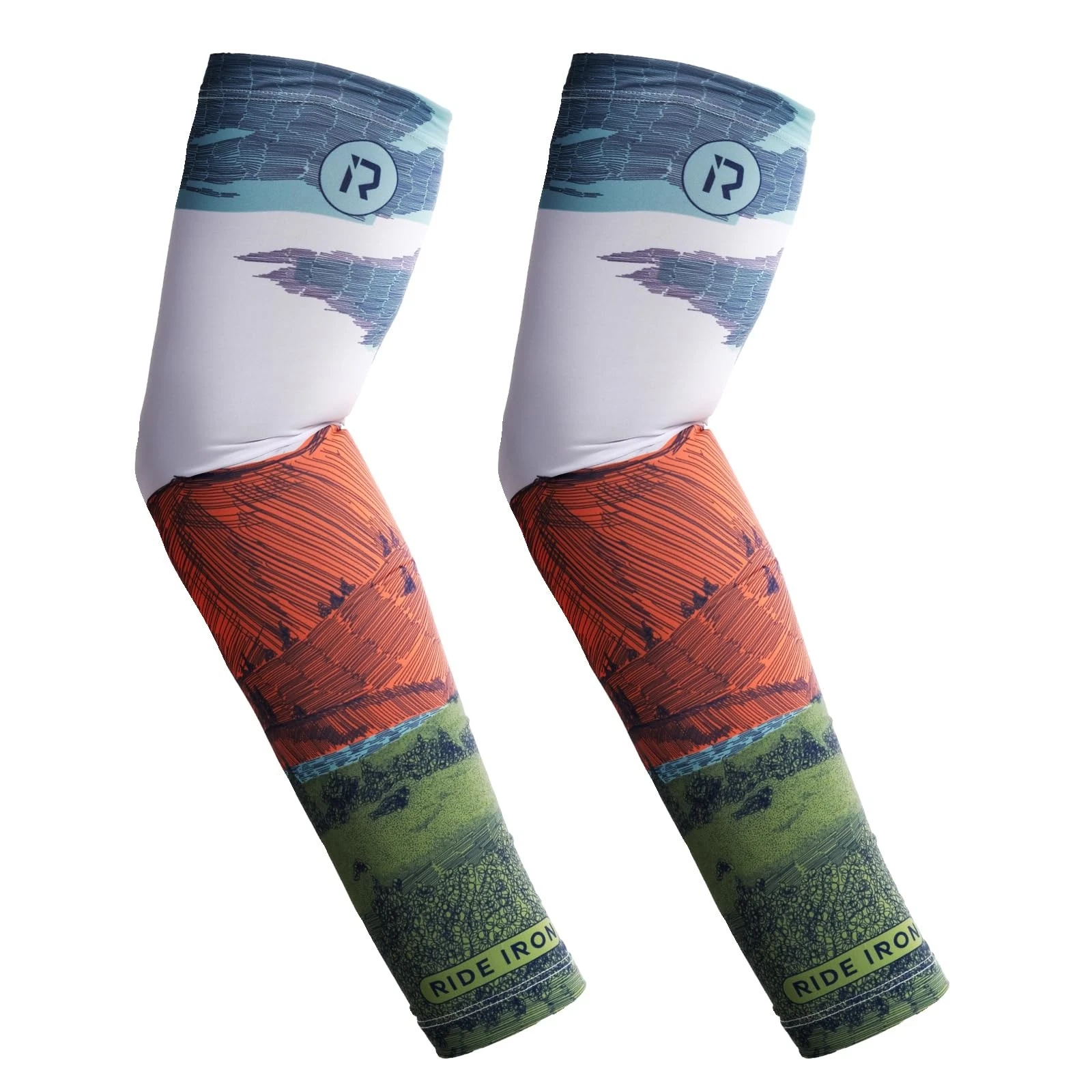 Arm Sleeves Men Women UV Protection Sleeves UPF 50, Non Slip Cooling Arm Warmers F...