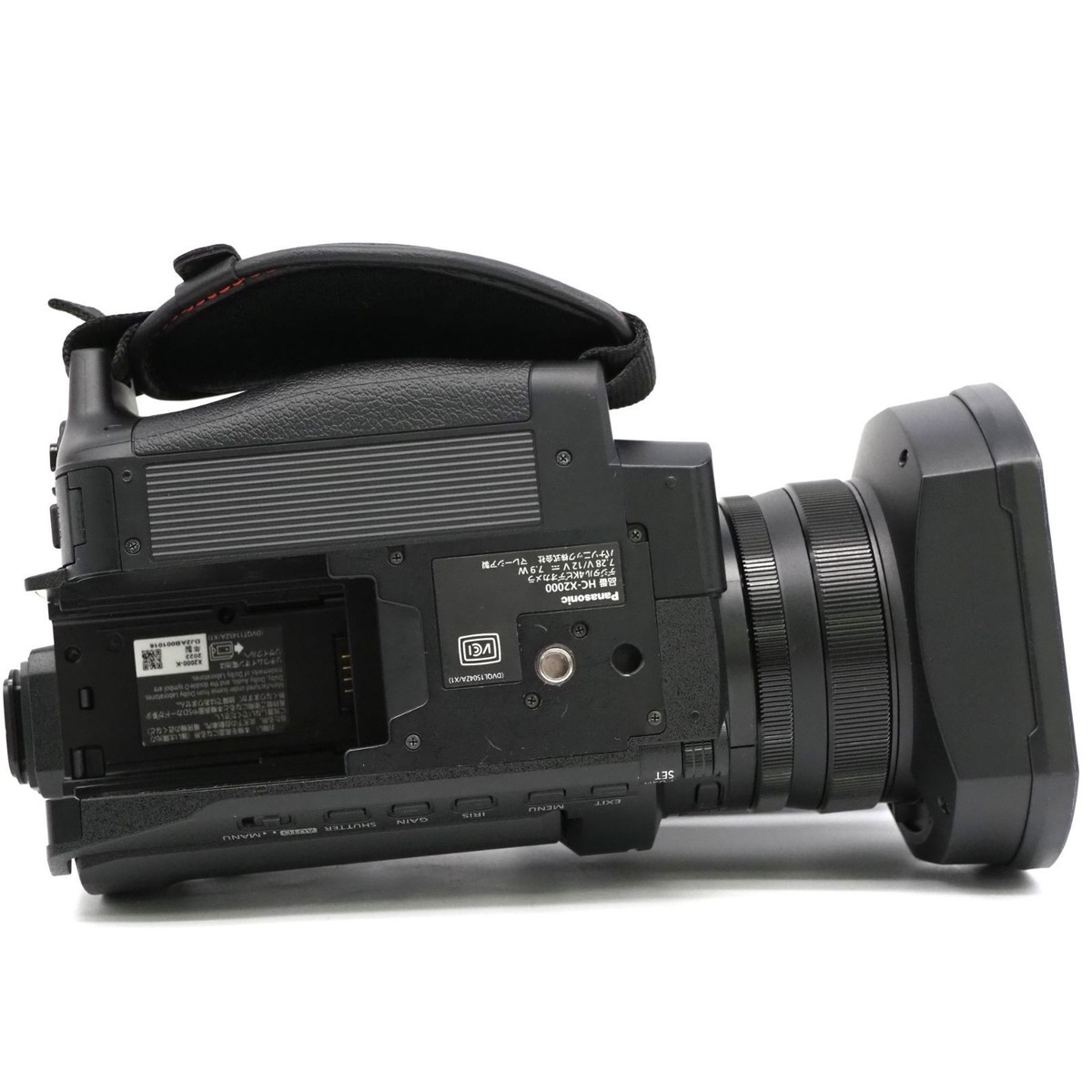 USED Panasonic HC-X2000 4K Professional Camcorder with 24x Optical