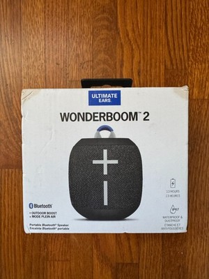 NIB Ultimate Ears WONDERBOOM 2 Bluetooth Wireless Speaker Portable Black S00174