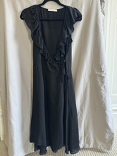 Ulla Johnson Black Ruffled Dress Women's Size 4