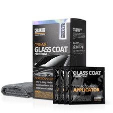 CERAKOTE&reg; Ceramic Glass Coat Protectant - Hydrophobic Automotive 4-Wipe Kit