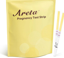 Areta Pregnancy Test Strips: 50 Pack 5x10 hCG Tests Highly Accurate exp 12/26