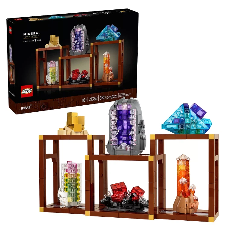 [HOT SALE] LEGO Ideas Mineral Collection 21362 Kit (880 Pieces) - Display Model - Image 2 of 4
