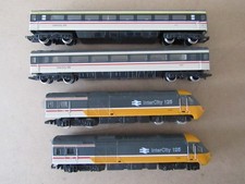 Hornby Locomotive , Dummy & 2 Coaches 43125 , 43126 BR  InterCity 125   OO Gauge
