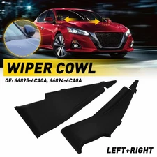 Wiper Side Pair Front Windshield Cowl Extension Trim For Nissan Altima 2019-2021