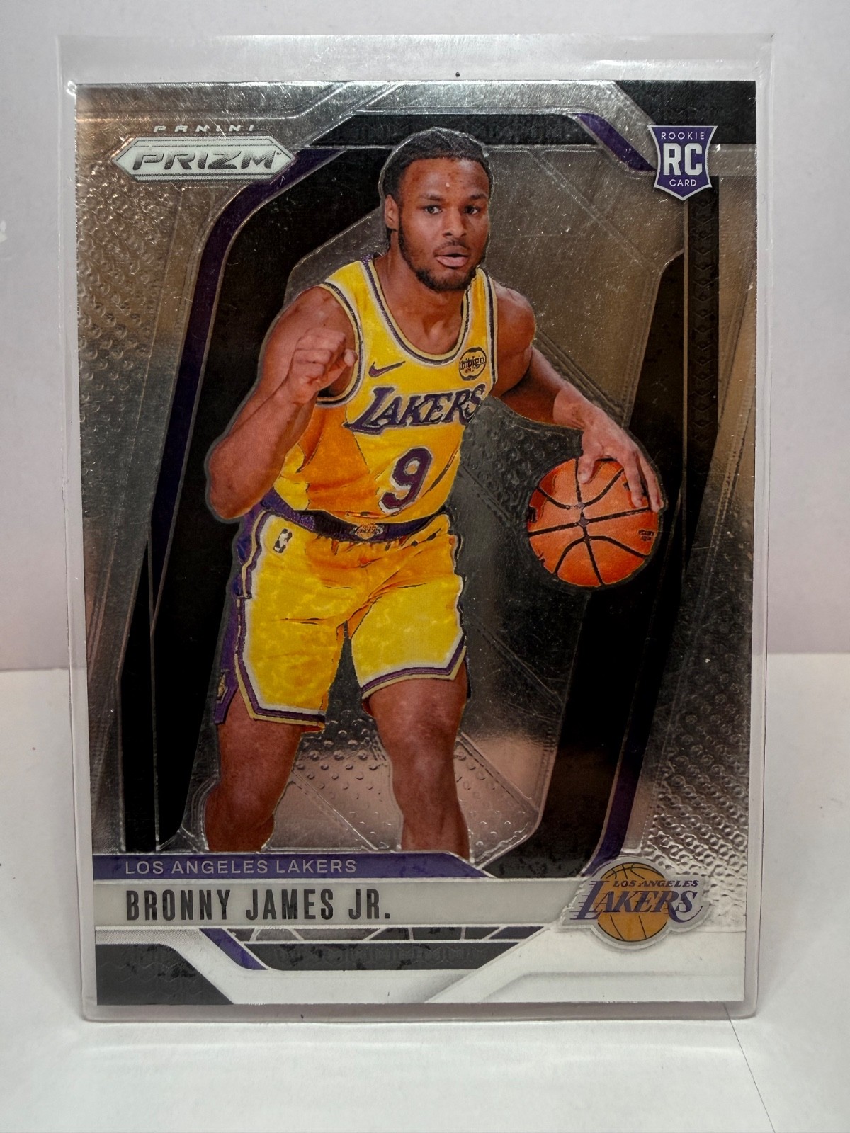 2024-25 Panini Prizm Rookie Card #243 Bronny James Jr Los Angeles Lakers NBA