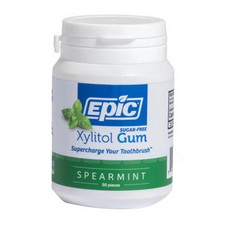 Xylitol Gum Spearmint 50 ct By Epic Dental
