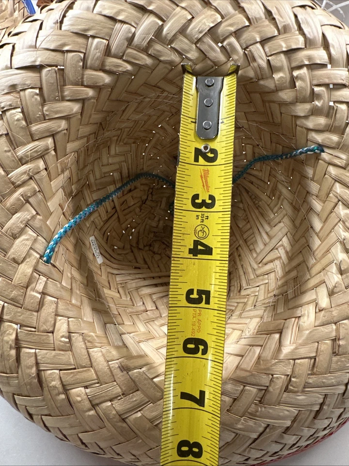 Authentic Mexican Kids Straw Sombreros - 6 Pack | Handmade in Mexico - Image 3 of 4