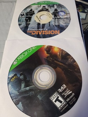LOT OF 2: HALO 5 GUARDIANS + THE DIVISION (Xbox One) GAME ONLY