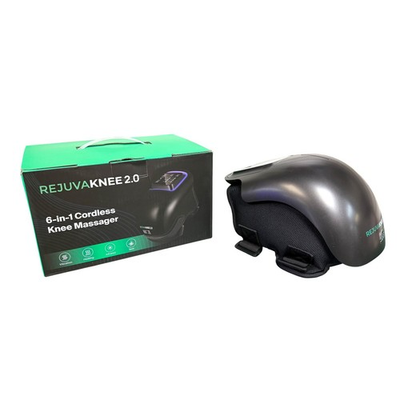#ad NEW RejuvaKnee 2.0 6 in 1 Cordless Knee Massager Heat Red Light Vibrate $89.99