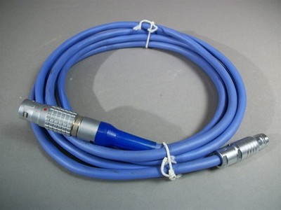 LEMO 11 foot Cable Assy FGG.3B to ODY 16+ to 8 Gold Pin Recpt Connector - NOS