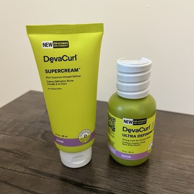 DevaCurl Supercream & Ultra Defining Gel 3 Fl Oz Each 