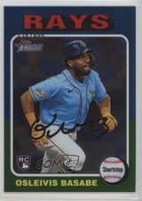 2024 Topps Heritage High Number Rookies Chrome 39/699 Osleivis Basabe #387 19yg