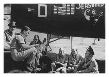 B25 Mitchell Bomber Crew Nord Africa seconda guerra mondiale 1943