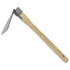 Zenport J6-02 Hoe, 15-Inch Handle, 5 Inch Stainless Steel Blades
