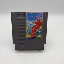 Snake Rattle 'N' Roll Nintendo NES Authentic Game Cartridge Tested