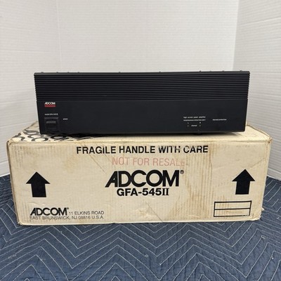 ADCOM GFA-545 ii  2-CHANNEL STEREO POWER AMPLIFIER - SERVICED - CLEANED - TESTED