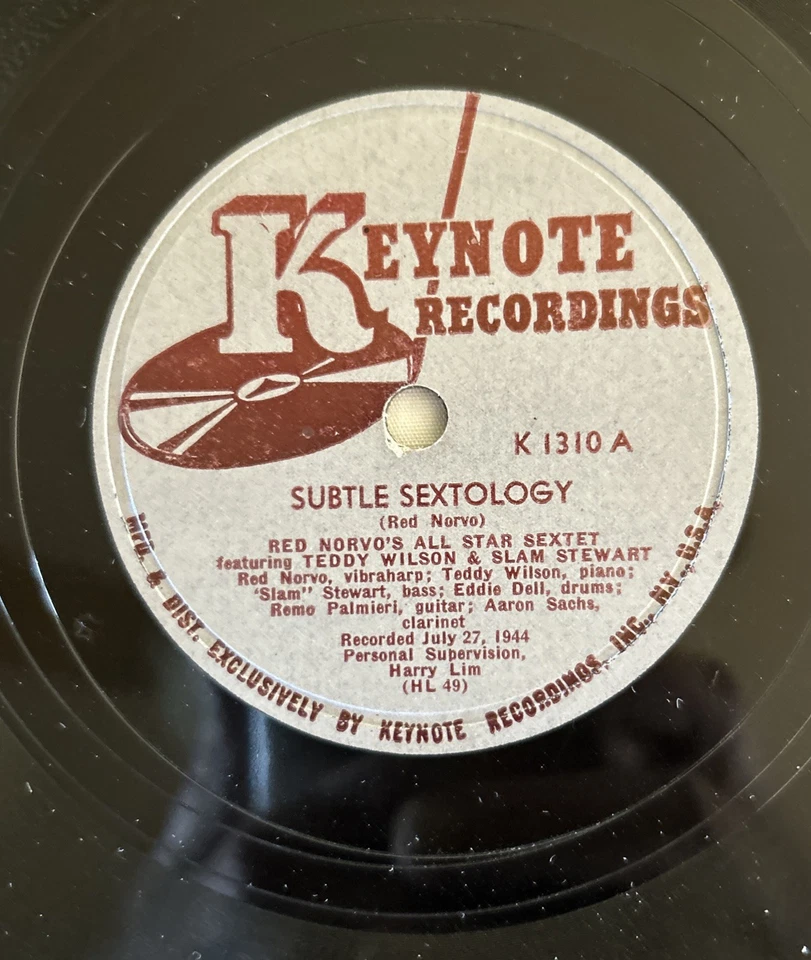 2-Red Norvo's All Star: Subtle Sextology, Russian Lullaby, BLUES A LA RED 12” - Image 3 of 4