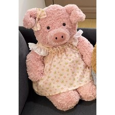 Bartholomew bear cute custom clothes outfits - pink floral dress - FX19 Medium 