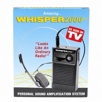 Amazing Whisper 2000 Personal Sound Amplification System As Seen On TV NEW NOS