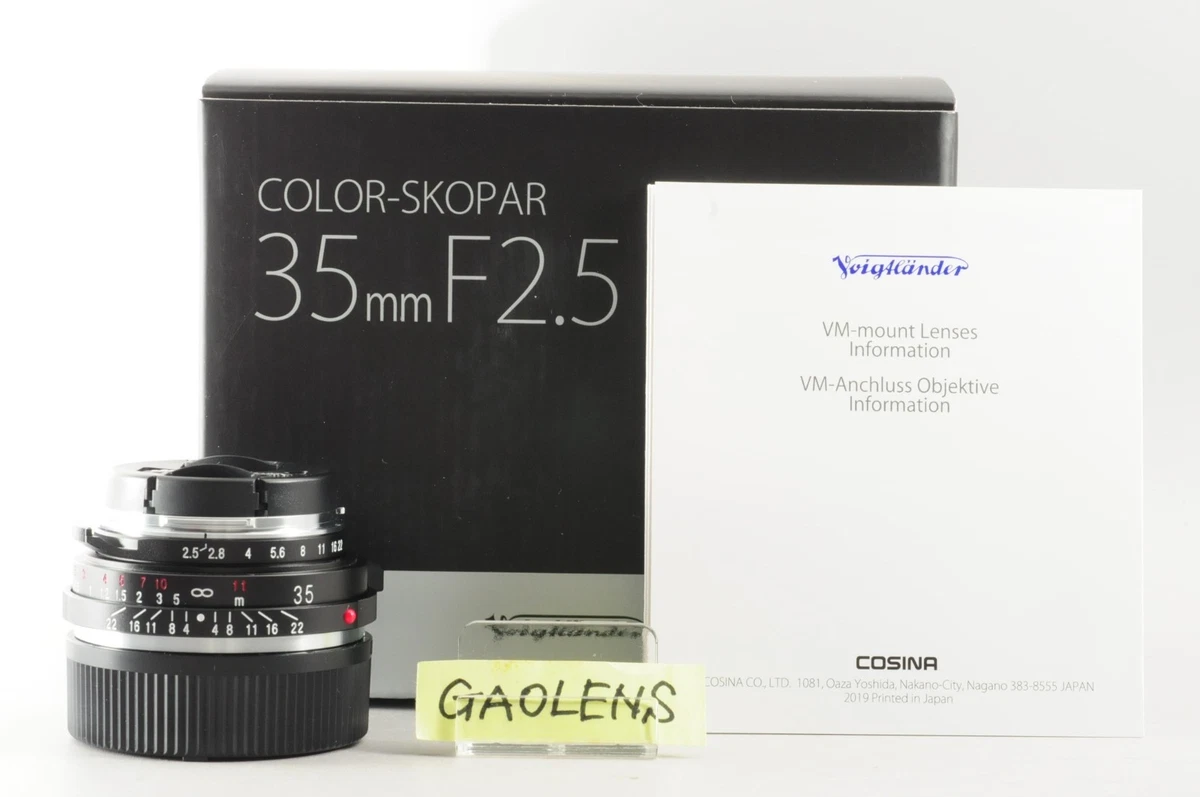 25+ Voigtländer Camera Lenses 35mm Focal f/2.5 Maximum Aperture