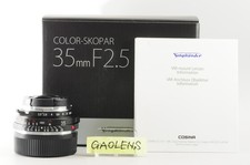 Voigtlander COLOR-SKOPAR 35mm F/2.5 P II VM For Leica M Mount Lens US Stock NEW
