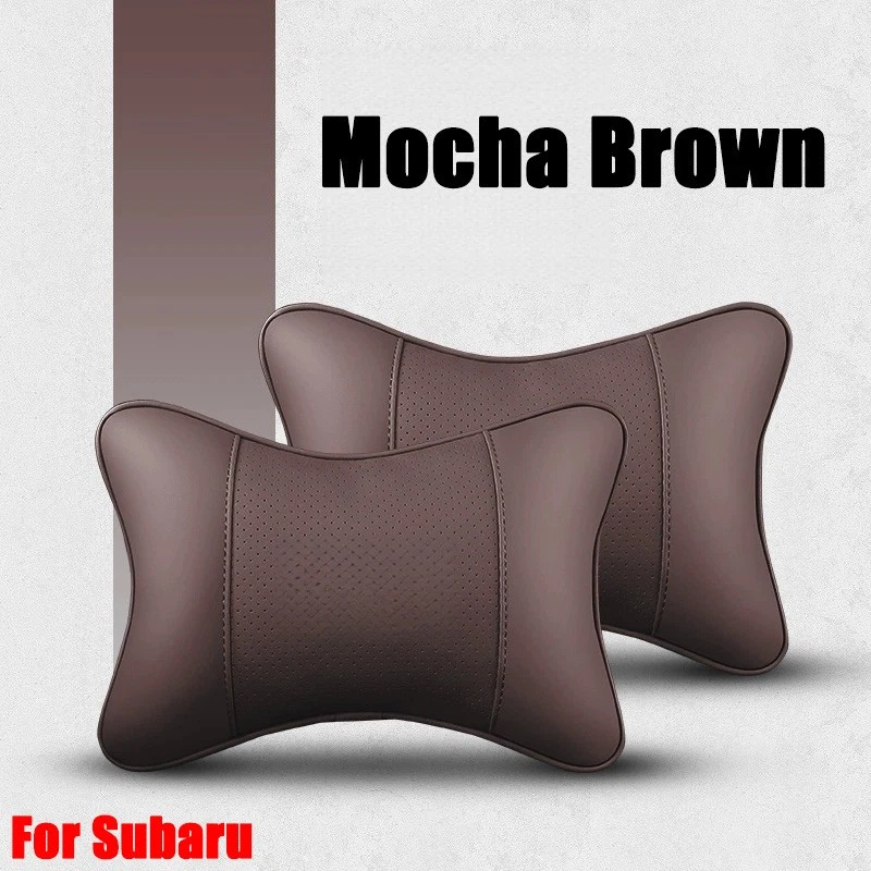 2x Cojín de apoyo universal para reposacabezas de coche con diseño de moda para Subaru Foto 4 de 4