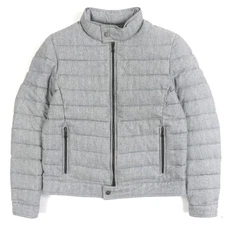 EMMETI Down jacket double zip up gray cotton mens 44