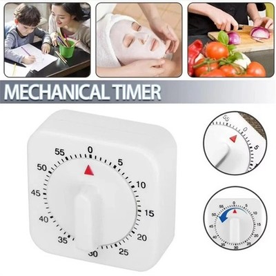 1PC Kitchen Mechanical Cooking Egg Timer 60 minute Count-Down Up Alarm Clock