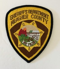 MONTANA MT MEAGHER COUNTY SHERIFFS DEPT PATCH #KP