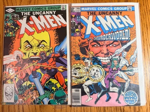 🧬 Uncanny X-Men Comic Lot Marvel 1980s #146 #161 Vintage Bronze Age Mutants
