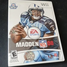 Madden NFL 2008 Nintendo Wii Video Game, CIB, Complete, Tested, Working