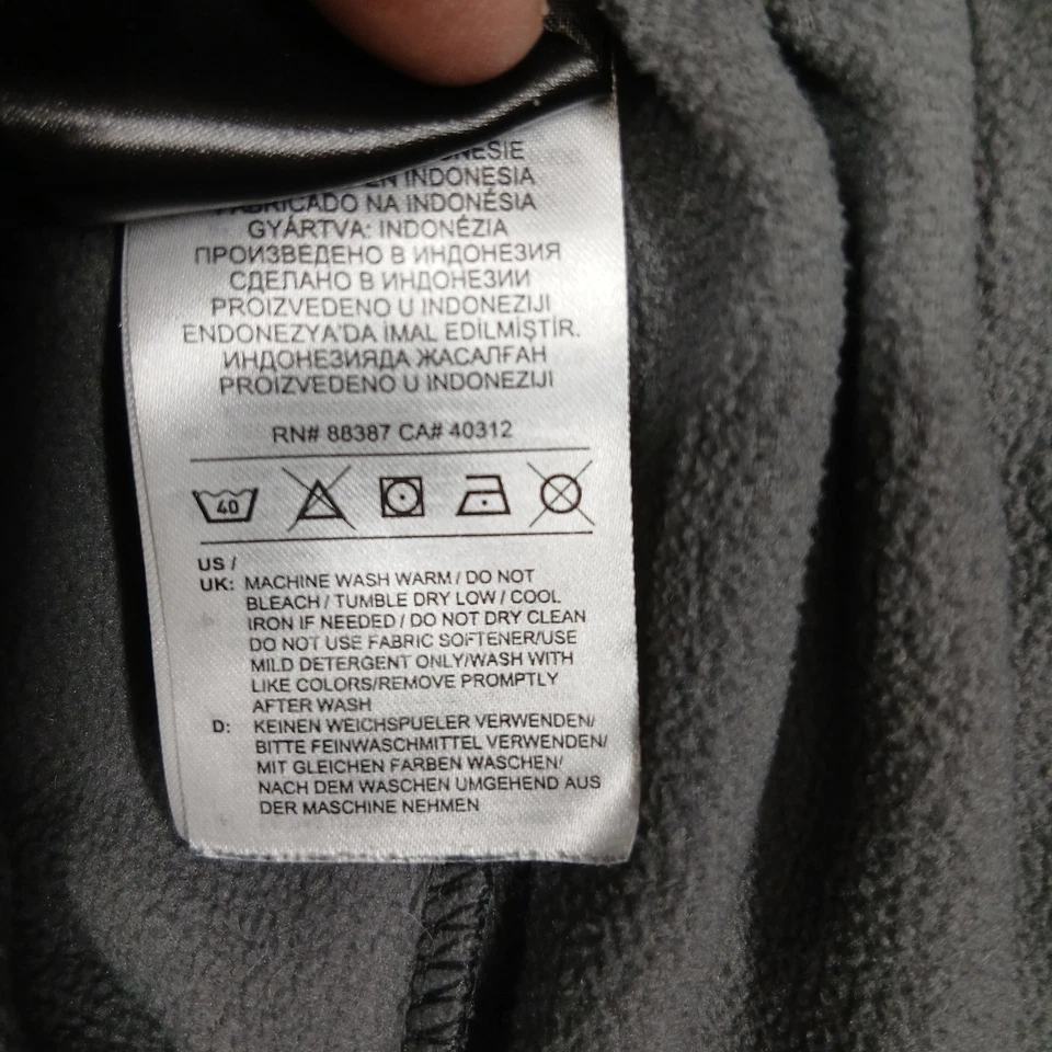 Мужские флисовые спортивные штаны Adidas L серые 3 полоски - Изображение 4 из 4