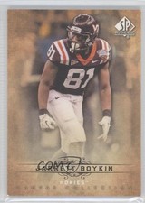 2012 SP Authentic Canvas Collection Jarrett Boykin #CC-38 0b3