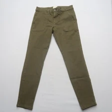 Sanctuary Womens Skinny Utilitiy Pants Size 29 Green Mid Rise Stretch Trousers