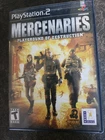 Mercenaries Playground Of Destruction PlayStation 2 PS2 COMPLETE Good Condition